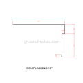 Fascia Board Plain χωρίς ανοξείδωτο χάλυβα R450 κάθε 5M